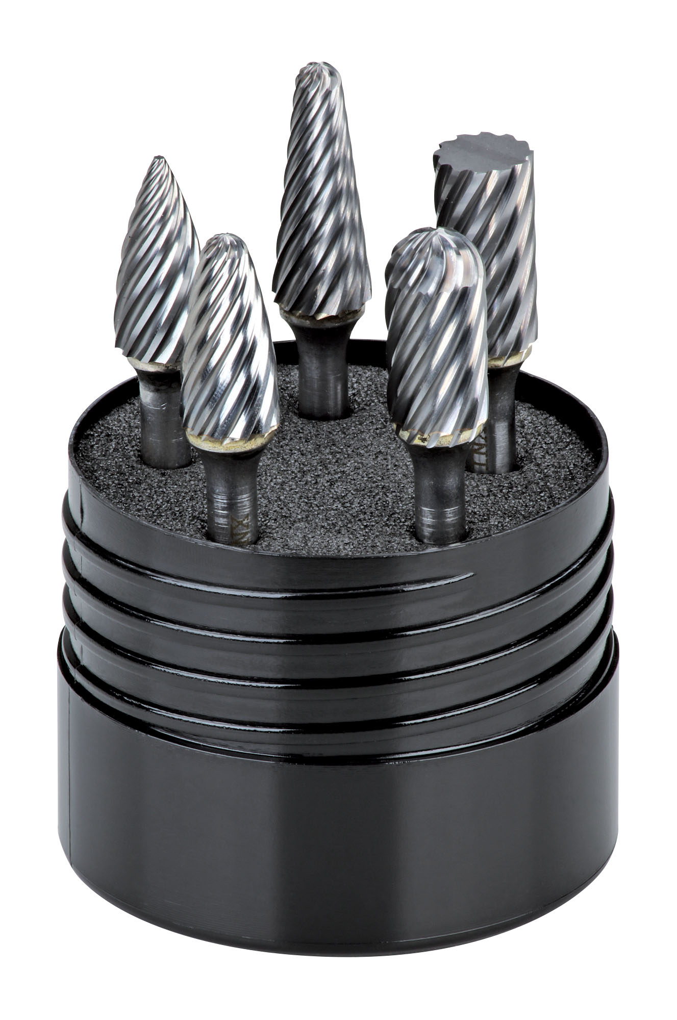 5 Piece INOX Stainless Steel Burr Set - Carbide Burrs